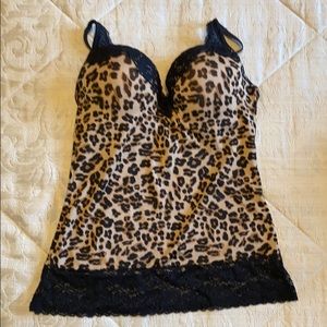 Leopard print camisole